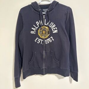 Women's Polo Jean Company Zip Up Hoodie 95% Cotton XL